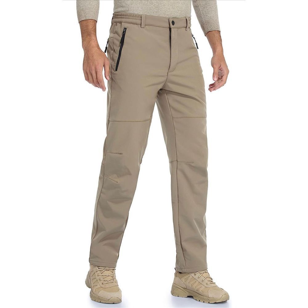 NEW Men's Fleece Lined Outdoor Waterproof Windproof Pants Ski 40/31